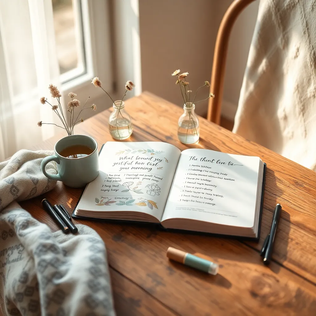Boosting Mood with Morning Gratitude