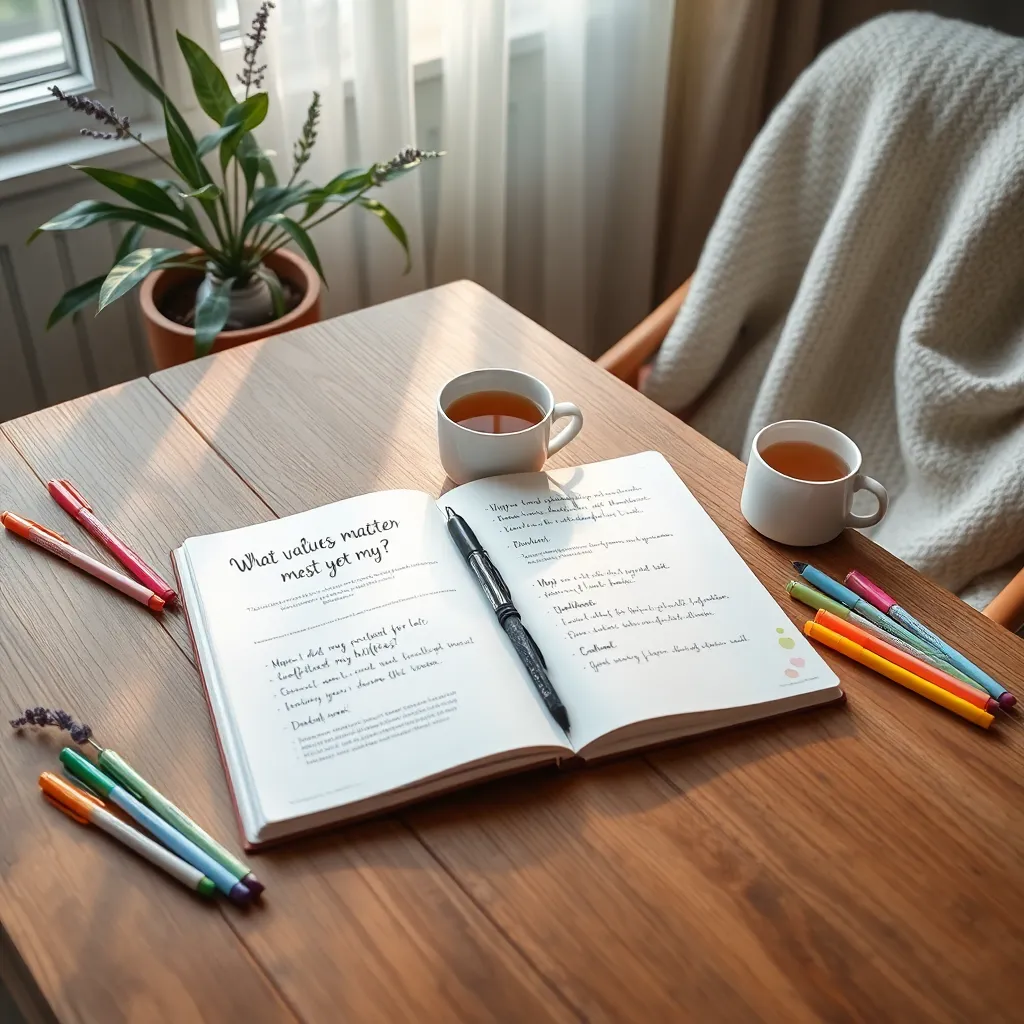 Values Clarification Exercises (Aligning Actions with Beliefs)