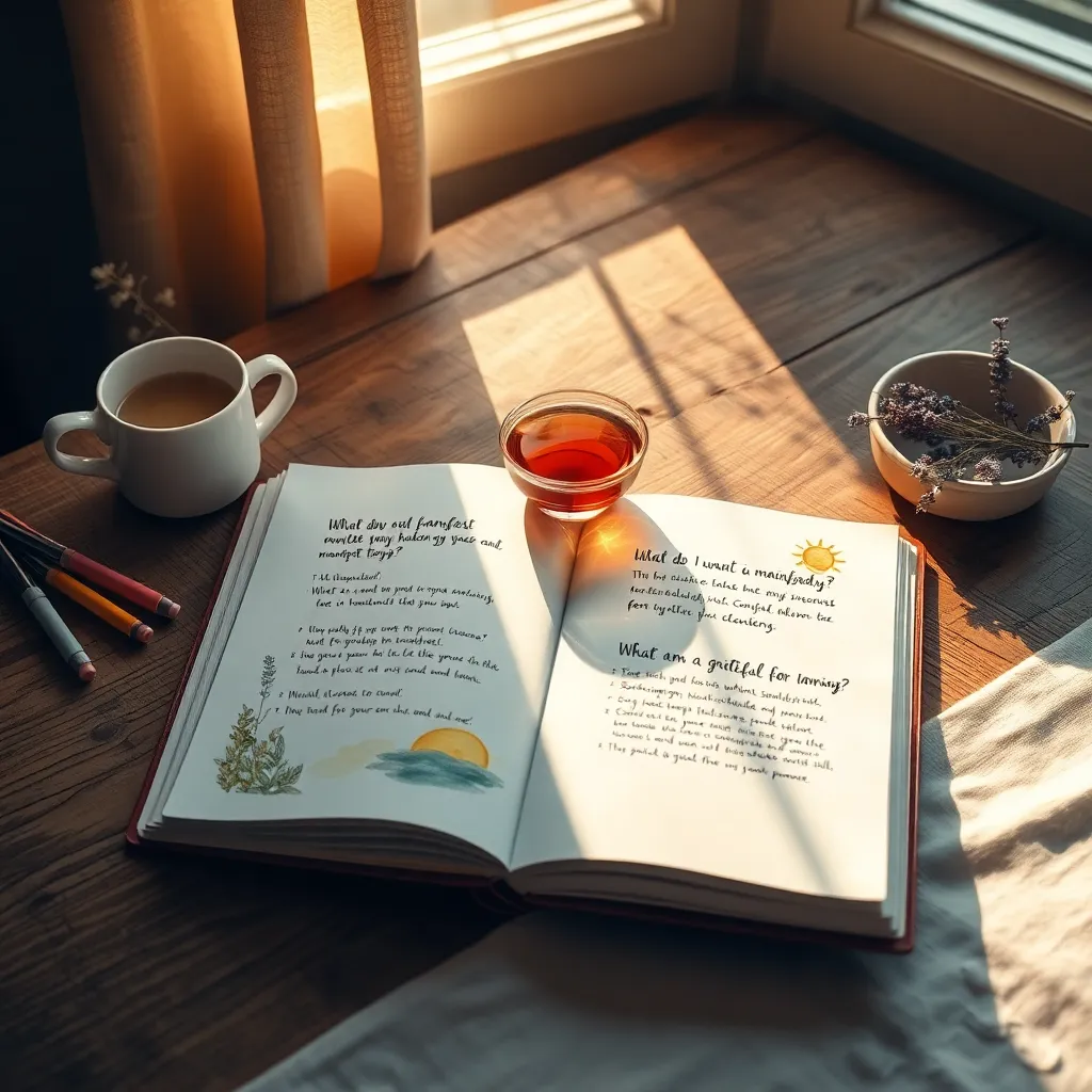Set Intentions with Reflective Journaling