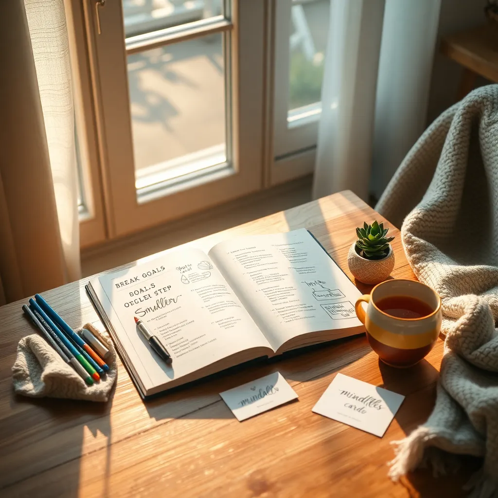 Break Goals into Smaller Steps