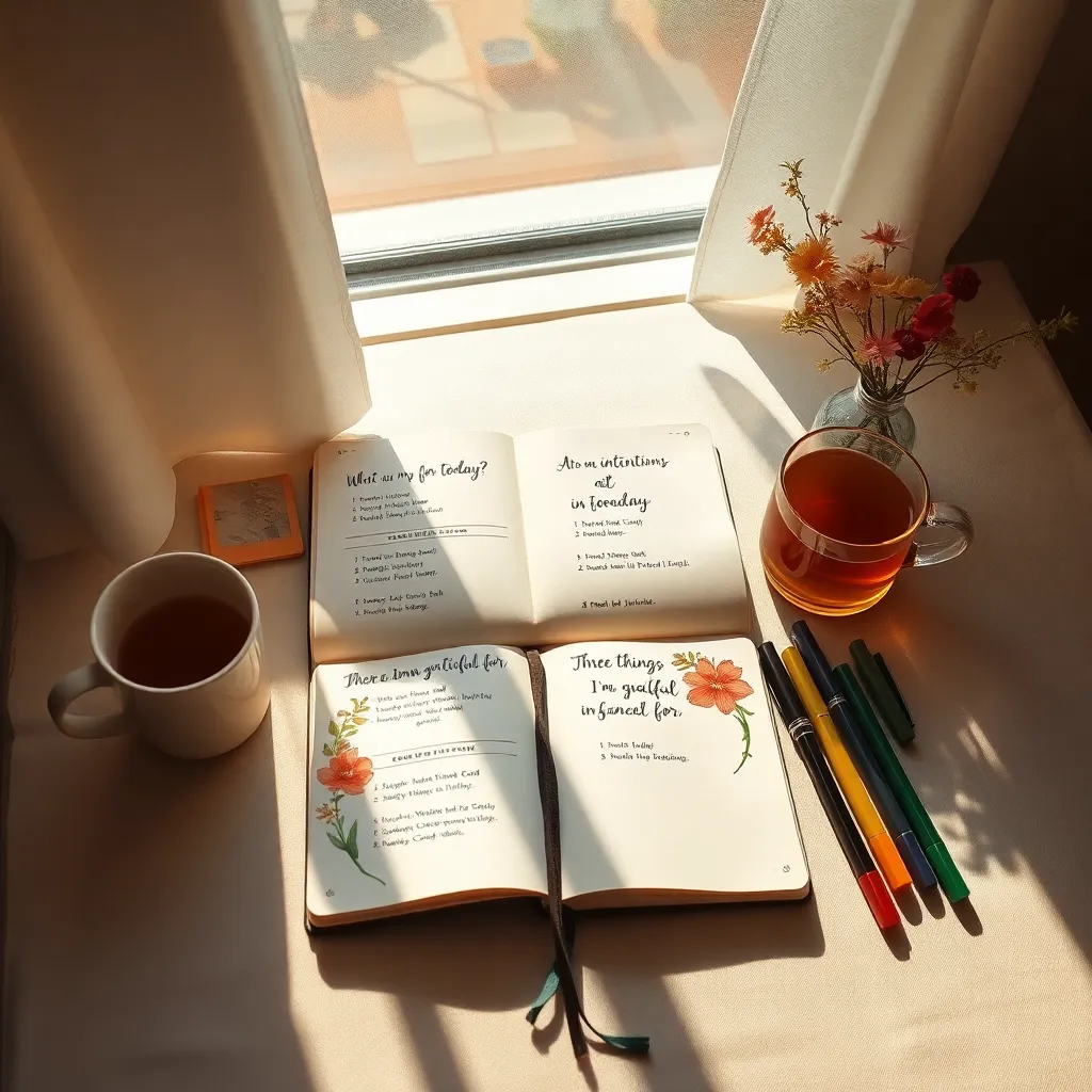 Set Intentions with Morning Journals