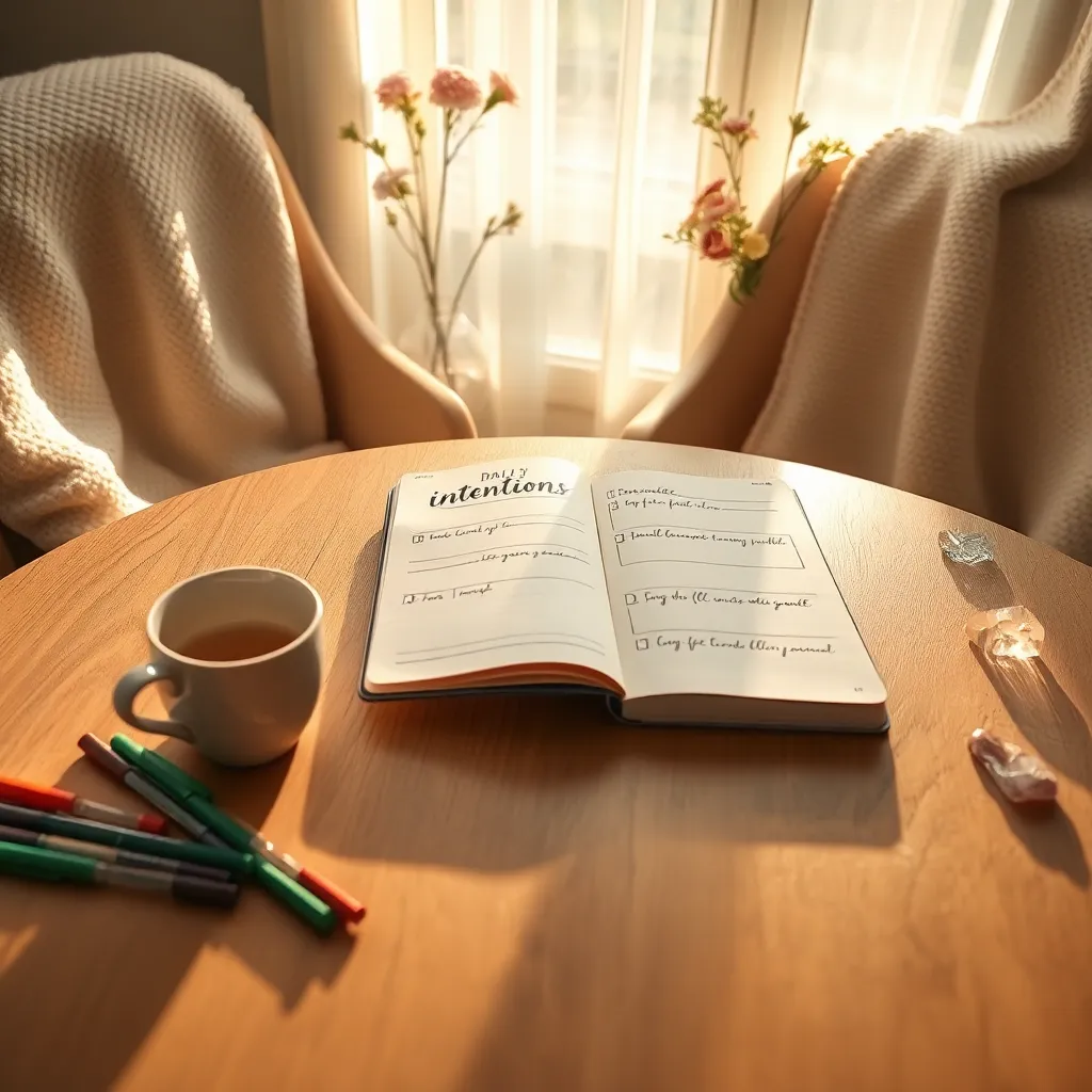 Setting Daily Intentions and Goals
