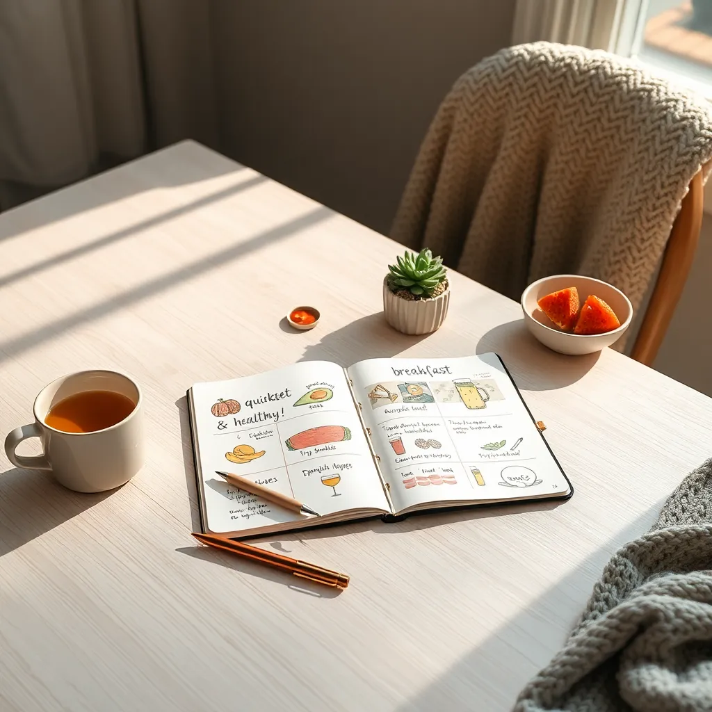 Plan Breakfasts in Your Journal