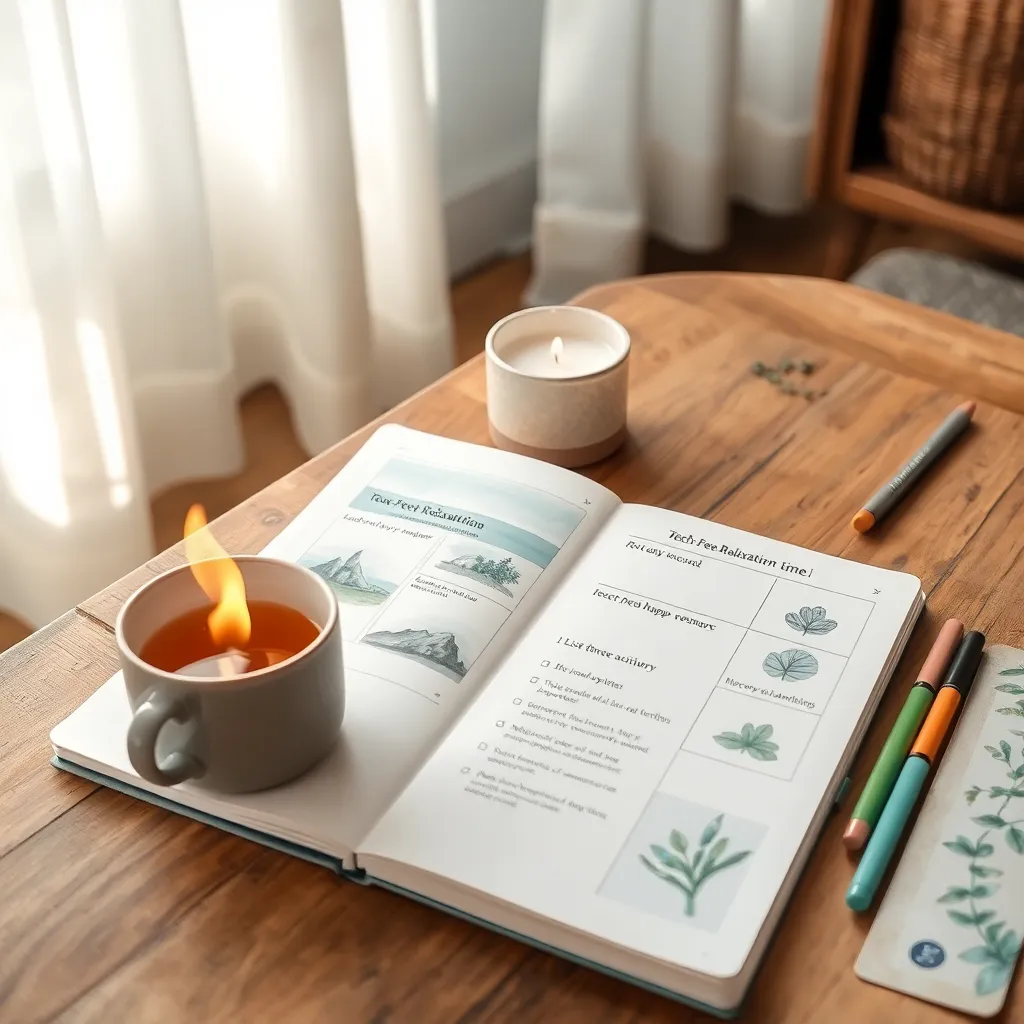 Schedule Tech-Free Relaxation Time