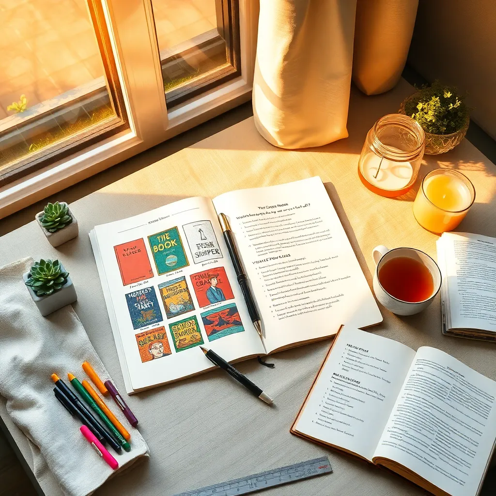 Book-Inspired Vision Board Creation (Goal Visualization Empowerment)