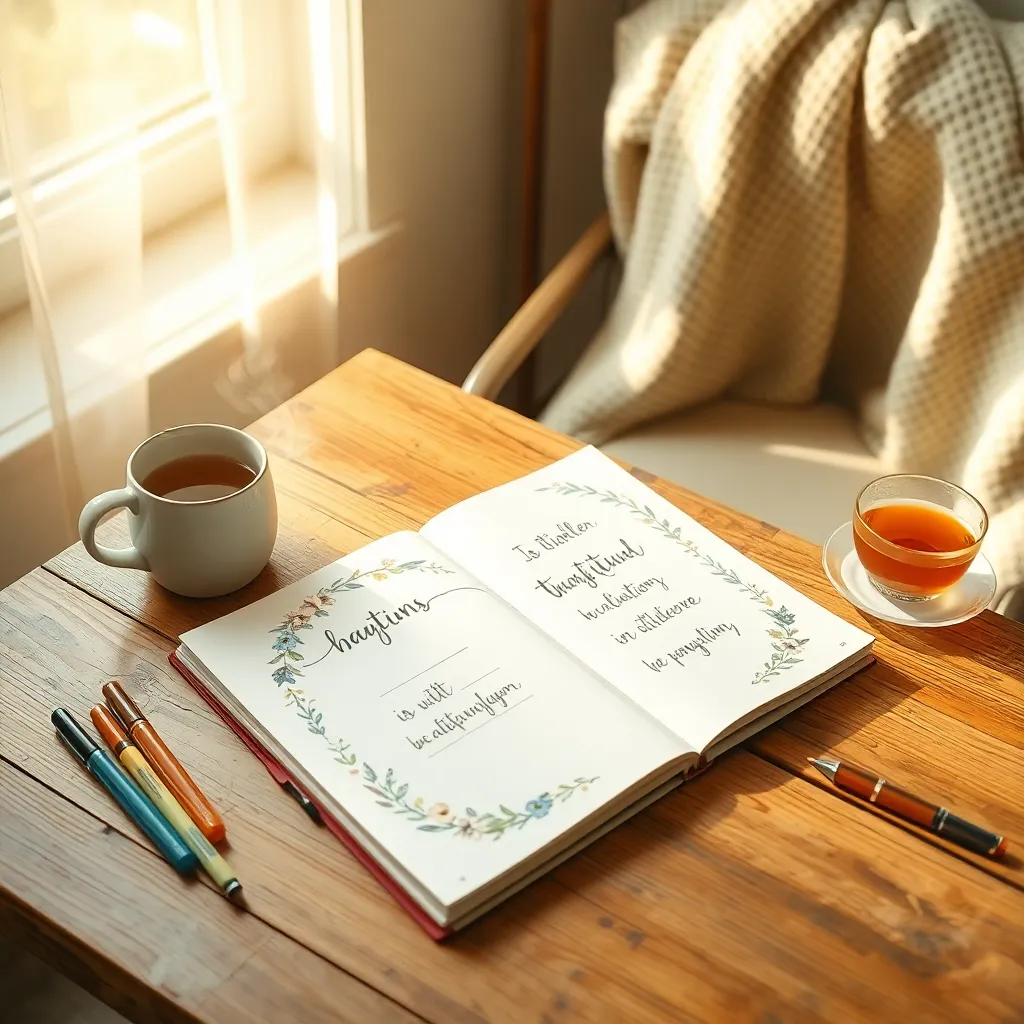 Crafting a Morning Gratitude List