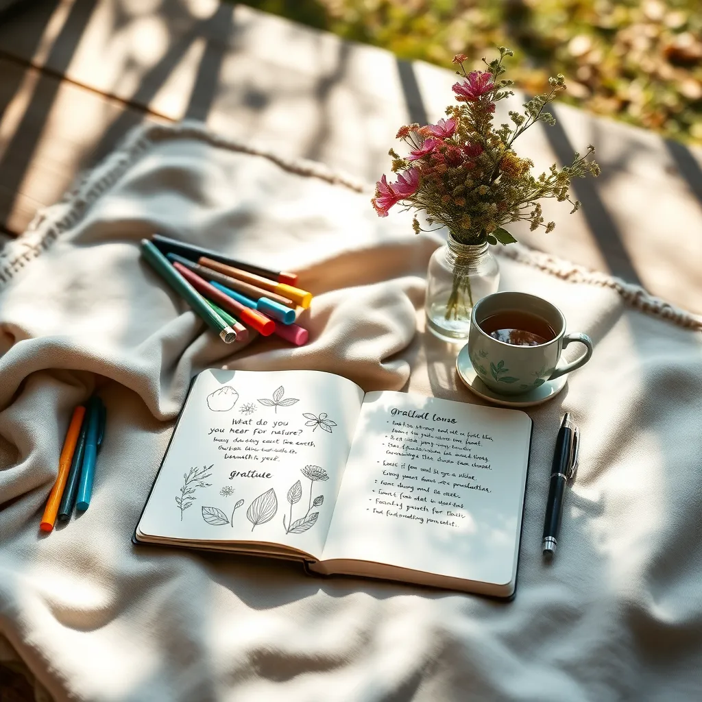 Nature Connection Prompts (Grounding Through the Senses)