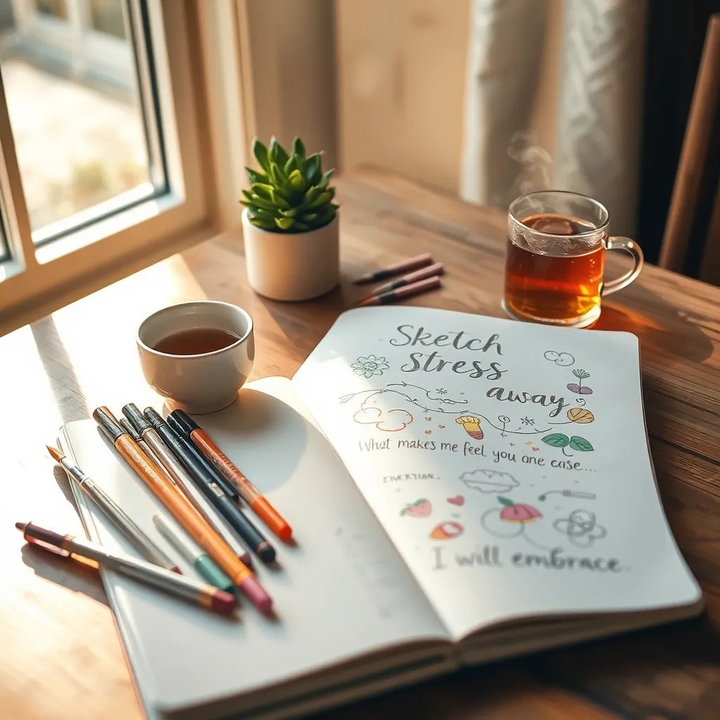 Sketch Your Stress Away