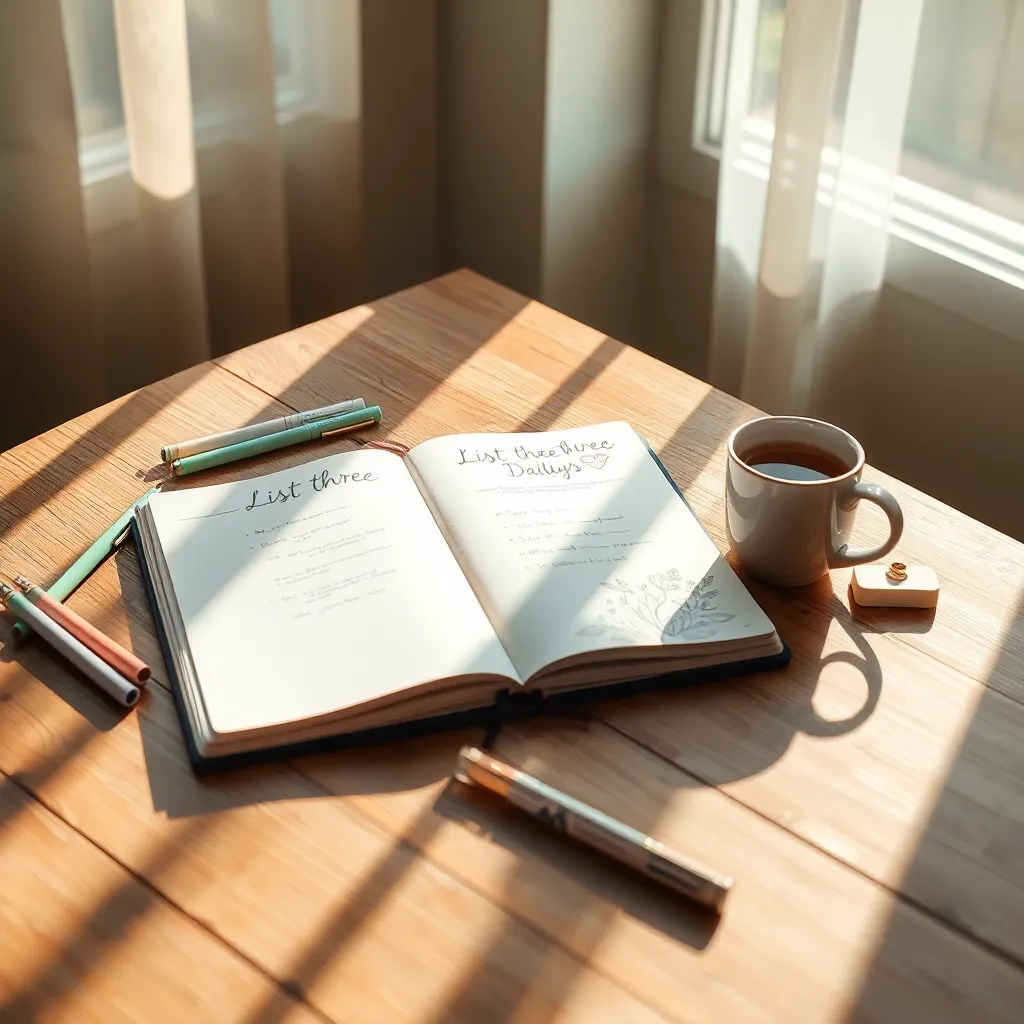 List Three Daily Positives