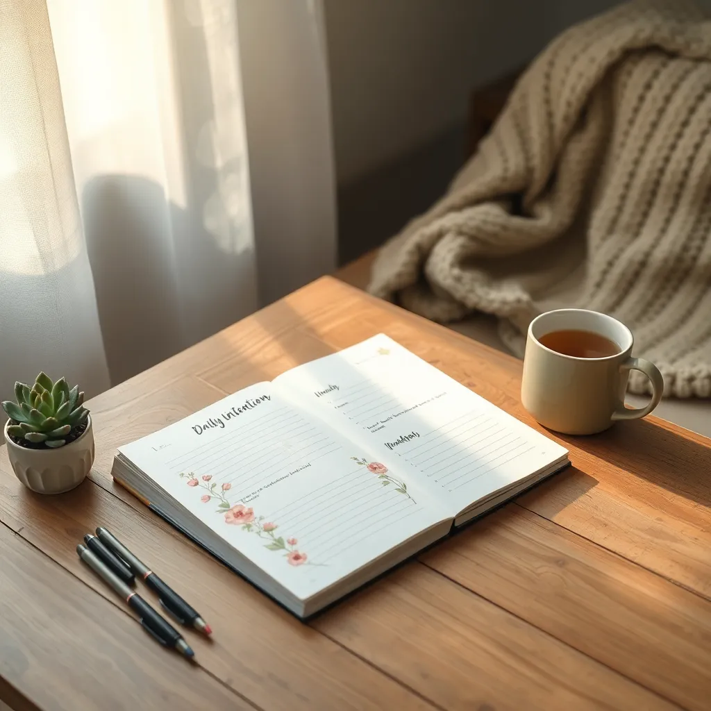Write Down Daily Intentions