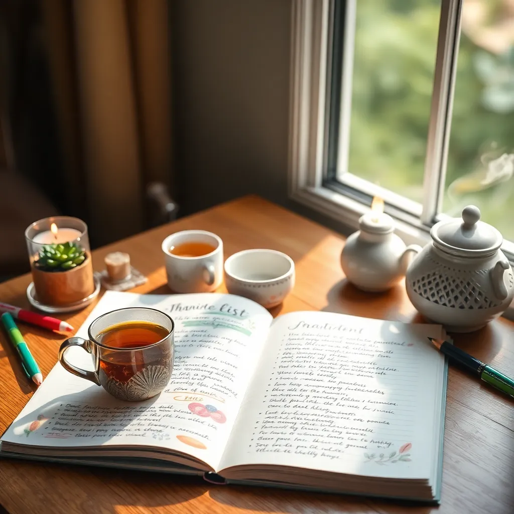 Write Gratitude Lists Weekly
