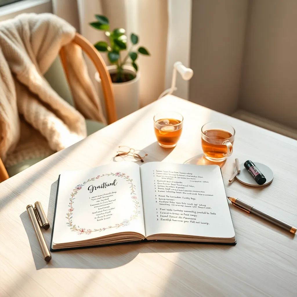 Incorporating Gratitude Pages